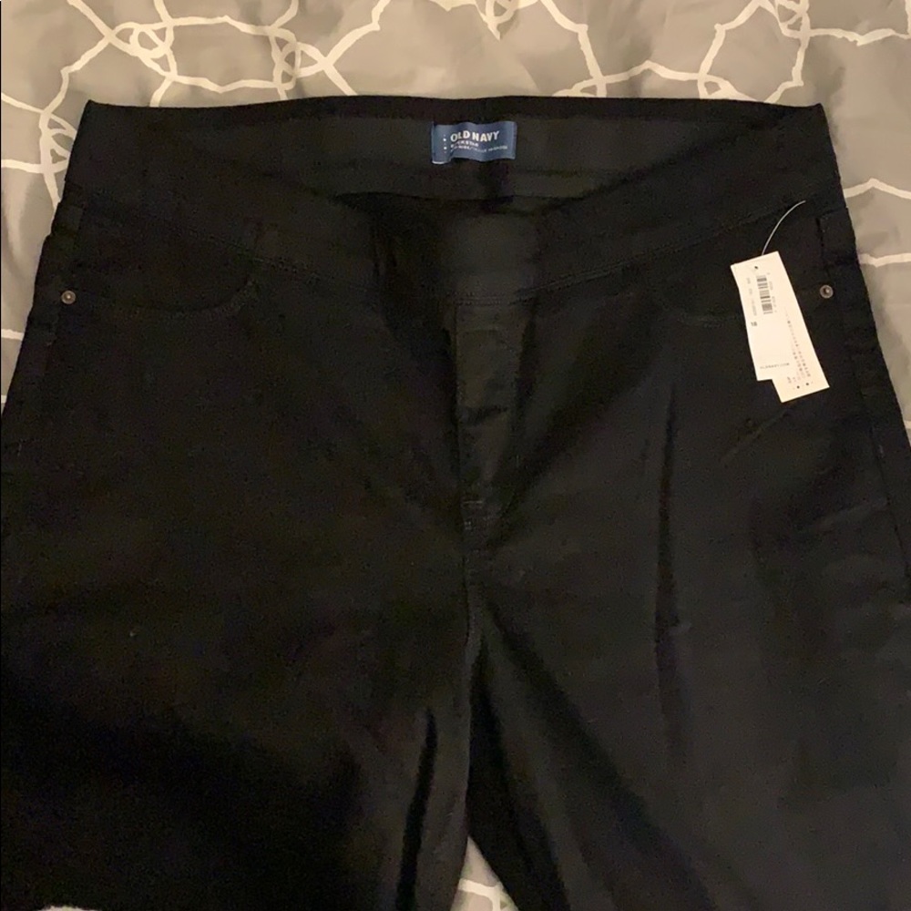 Black Jeggings - Old Navy